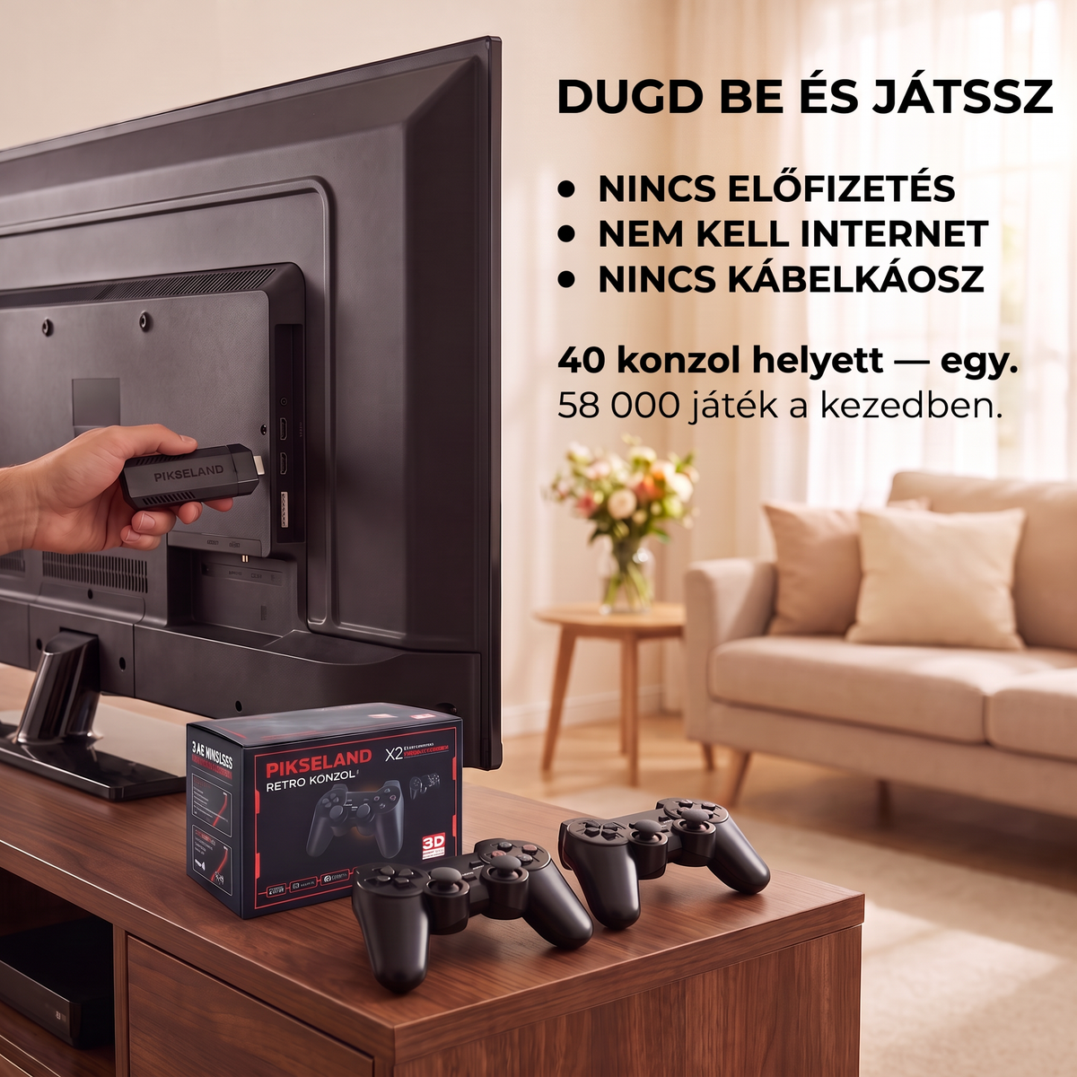 Dugd be és játssz – nincs előfizetés, nem kell internet